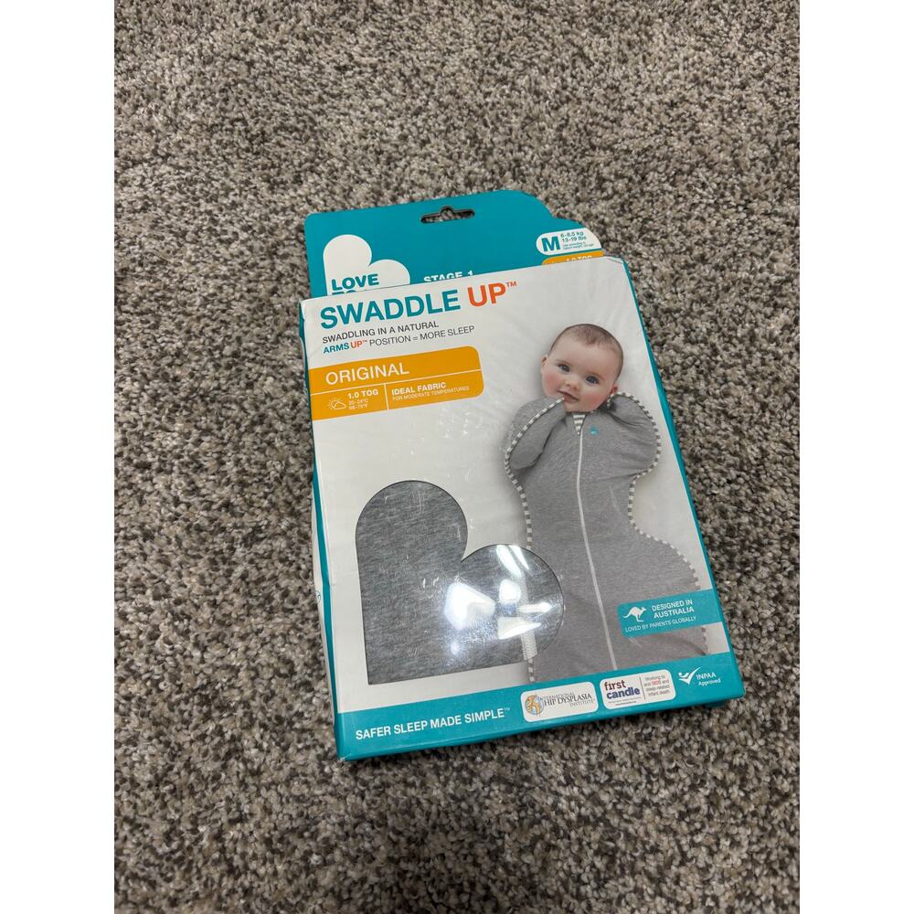 Love To Dream Original baby swaddle, Size Medium (13-19lbs), New in box, TOG 1.0